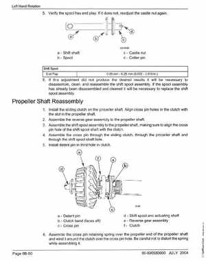 2005+ Mercury Verado 4 Stroke 200/225/250/275 6 gear housing Service Manual, Page 132
