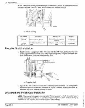 2005+ Mercury Verado 4 Stroke 200/225/250/275 6 gear housing Service Manual, Page 142
