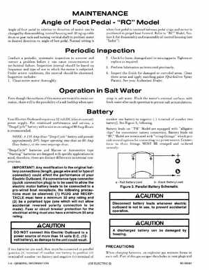 Mercury Electric Outboards 222 Thruster Service Manual, Page 8