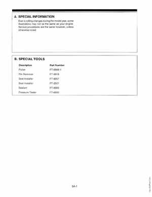 Mercury Force 9.9, 15HP Outboards Service Manual, Page 161