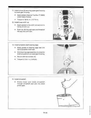 Mercury Force 9.9, 15HP Outboards Service Manual, Page 182