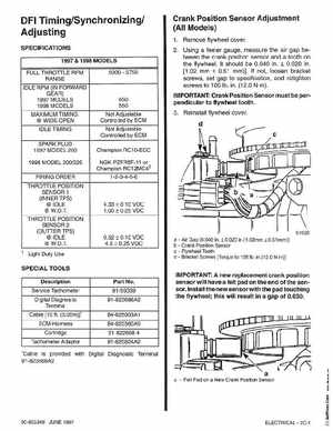 Mercury Mariner 200, 225 Optimax Outboards Service Manual, 90-855348, Page 98