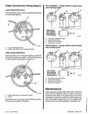 Mercury Mariner 200, 225 Optimax Outboards Service Manual, 90-855348, Page 117