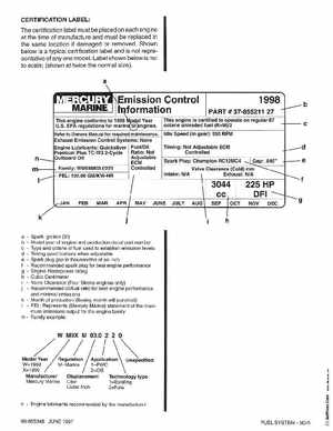 Mercury Mariner 200, 225 Optimax Outboards Service Manual, 90-855348, Page 210