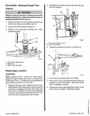 Mercury Mariner 200, 225 Optimax Outboards Service Manual, 90-855348, Page 447