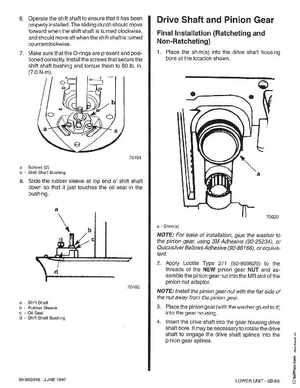 Mercury Mariner 200, 225 Optimax Outboards Service Manual, 90-855348, Page 460