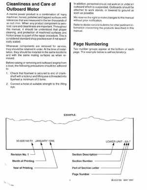 Mercury Mariner 25HP 4-Stroke Outboard Service Manual 1997, Page 3
