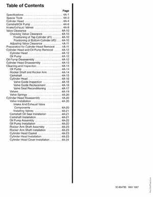 Mercury Mariner 25HP 4-Stroke Outboard Service Manual 1997, Page 121