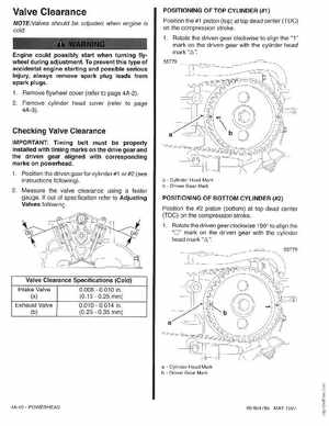 Mercury Mariner 25HP 4-Stroke Outboard Service Manual 1997, Page 131