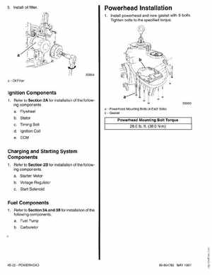 Mercury Mariner 25HP 4-Stroke Outboard Service Manual 1997, Page 169