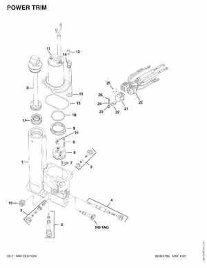 Mercury Mariner 25HP 4-Stroke Outboard Service Manual 1997, Page 193