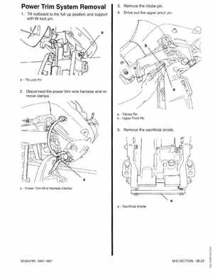 Mercury Mariner 25HP 4-Stroke Outboard Service Manual 1997, Page 220