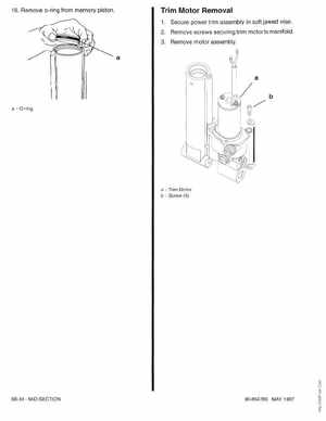 Mercury Mariner 25HP 4-Stroke Outboard Service Manual 1997, Page 225