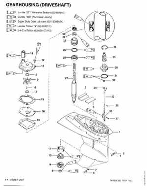 Mercury Mariner 25HP 4-Stroke Outboard Service Manual 1997, Page 251