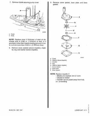 Mercury Mariner 25HP 4-Stroke Outboard Service Manual 1997, Page 258