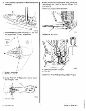 Mercury Mariner 25HP 4-Stroke Outboard Service Manual 1997, Page 259