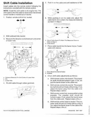 Mercury Mariner 25HP 4-Stroke Outboard Service Manual 1997, Page 281