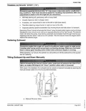 Mercury Mariner 30/40 4-Stroke Outboard Service Manual 1998, Page 286