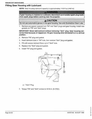 Mercury Mariner 30/40 4-Stroke Outboard Service Manual 1998, Page 422