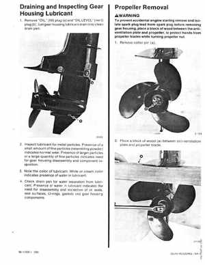 Mercury Mariner 4, 5 102CC Sail 1990 Outboard Service Shop Manual, Page 88