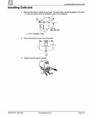 Mercury Mariner 4, 5, and 6HP 4-Stroke Factory Service Manual, Page 40