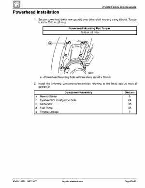 Mercury Mariner 4, 5, and 6HP 4-Stroke Factory Service Manual, Page 175