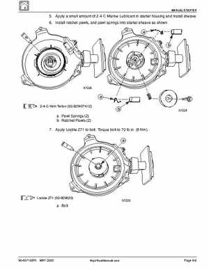 Mercury Mariner 4, 5, and 6HP 4-Stroke Factory Service Manual, Page 250