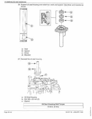Mercury Mariner 4 and 5HP 4-Stroke Outboards Service Shop Manual 1999, Page 164