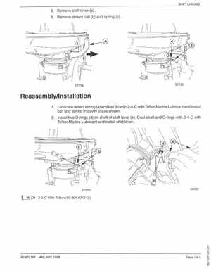 Mercury Mariner 4 and 5HP 4-Stroke Outboards Service Shop Manual 1999, Page 217
