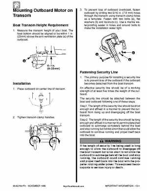 Mercury Mariner 8/9.9HP 4-Stroke Factory Service Manual, Page 33