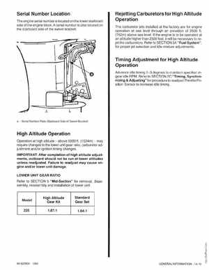 Mercury Mariner Outboard 225 3 Litre Service Manual 1994, Page 24