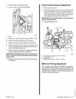 Mercury Mariner Outboard 225 3 Litre Service Manual 1994, Page 69