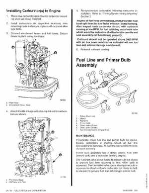 Mercury Mariner Outboard 225 3 Litre Service Manual 1994, Page 108