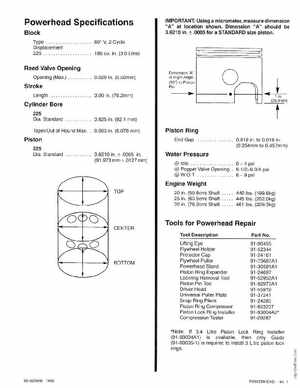 Mercury Mariner Outboard 225 3 Litre Service Manual 1994, Page 123