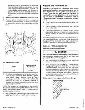 Mercury Mariner Outboard 225 3 Litre Service Manual 1994, Page 142