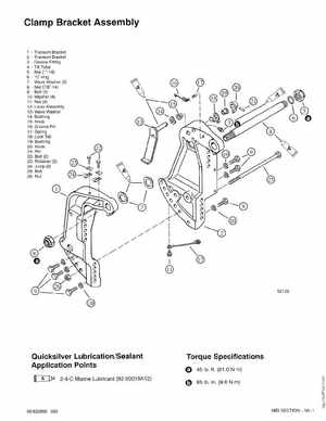 Mercury Mariner Outboard 225 3 Litre Service Manual 1994, Page 171