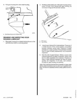Mercury Mariner Outboard 225 3 Litre Service Manual 1994, Page 222