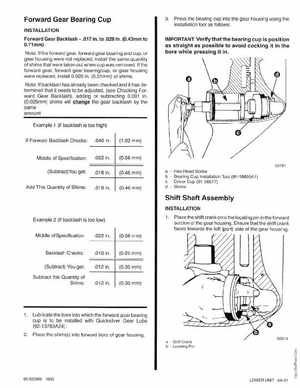 Mercury Mariner Outboard 225 3 Litre Service Manual 1994, Page 247