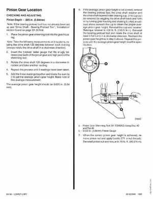 Mercury Mariner Outboard 225 3 Litre Service Manual 1994, Page 252