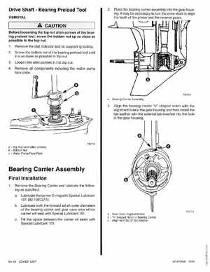 Mercury Mariner Outboard 225 3 Litre Service Manual 1994, Page 256