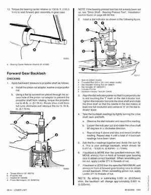 Mercury Mariner Outboard 225 3 Litre Service Manual 1994, Page 307