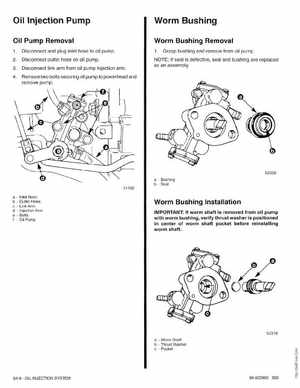 Mercury Mariner Outboard 225 3 Litre Service Manual 1994, Page 368