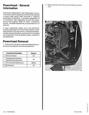 Mercury Mariner Service Manual 6, 8, 9.9 210CC Sailpower, Page 65