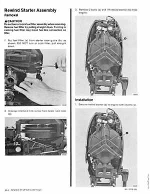 Mercury Mariner Service Manual 6, 8, 9.9 210CC Sailpower, Page 123