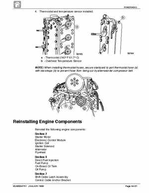 Mercury Optimax Models 135, 150, Direct Fuel Injection., Page 273