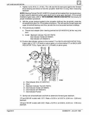 Mercury Optimax Models 135, 150, Direct Fuel Injection., Page 444