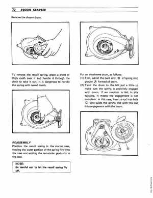 1977-2000 Suzuki DT5/6/8 Outboards Service Manual, Page 73