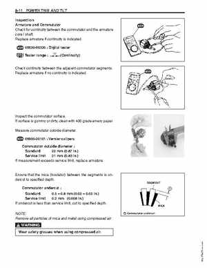 1996-2005 Suzuki DF40, DF50 Four Stroke Outboard Service Manual, Page 240