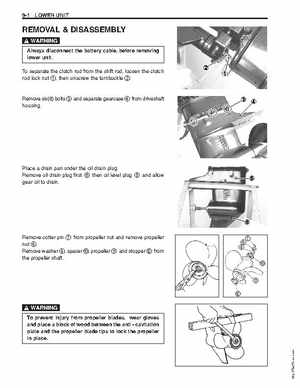 1996-2005 Suzuki DF40, DF50 Four Stroke Outboard Service Manual, Page 254