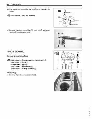 1996-2005 Suzuki DF40, DF50 Four Stroke Outboard Service Manual, Page 258